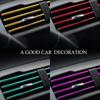 10pcs20cmCar Air Conditioner Vent Outlet Trim StripsPVC Central control car color bright bar universal sele-hesive plating