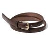 Halden (W) Simple Vintage Cowhide Leather Belt (T022_brown)