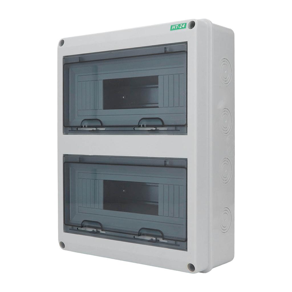 Коробка автоматического выключателя с прозрачной крышкой, открытая, водонепроницаемая, 24-канальная, распределительная защитная коробка