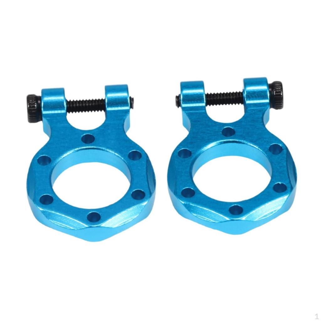 2 Pieces RC Car Tow Hook Horseshoe Buckle Aluminum Alloy for 1/10 Scale Crawler Truck Upgrade