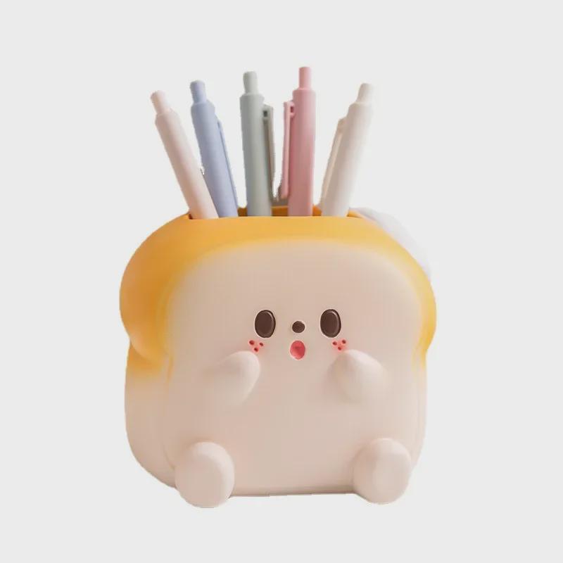 Подставка для ручек для кошек Cherry Blossom: Милое украшение для хранения вещей в детской спальне и учебном столе — идеальный подарок для студента