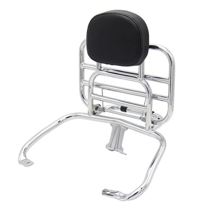 Porte pliable bagages pour Vespa GTS 300 / 250 / 125 08-22 arrière chrome