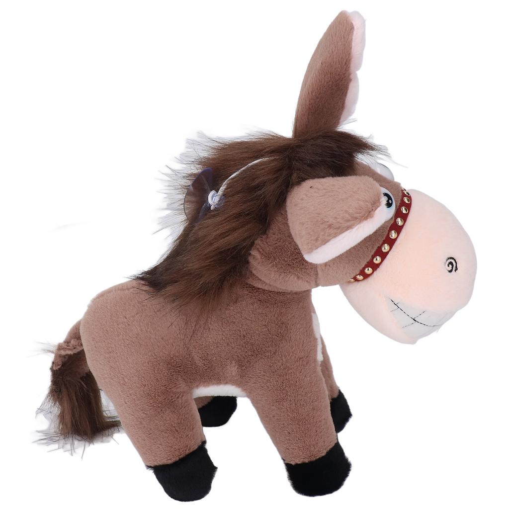 Donkey Stuffed Animal Toy Cute Soft Comfortable Vivid Donkey Plush Toy for Kids Boys Girls Brown