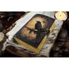Leather Journal Gothic Notebook The Raven Grimoire Print - Vintage Handamde Journal Book of Shadows Witchcrafts Journal Gifts for Men