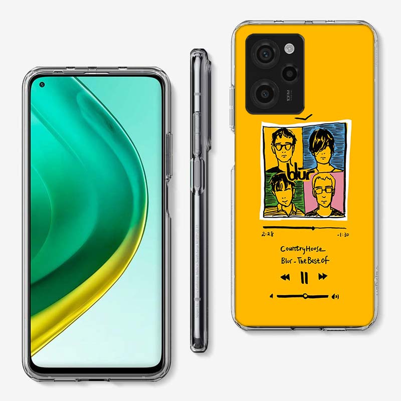 Чехол для телефона Blur Band Cover для Xiaomi Poco M8 M7 M6 M4 M3 X7 X6 X4 Pro F7 Ultra M5S Mi 14 14T 15 15T 12T 10T Pro 12S 12 11 Lite