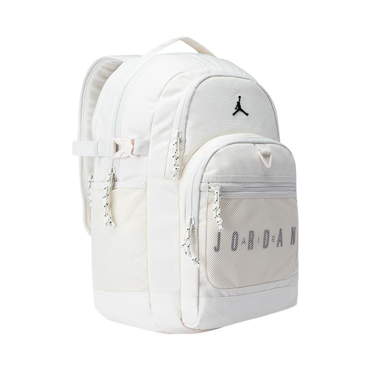 New Jordan Polyester Backpack Casual Bag Regular Unisex Ivory White JD2523046AD-004