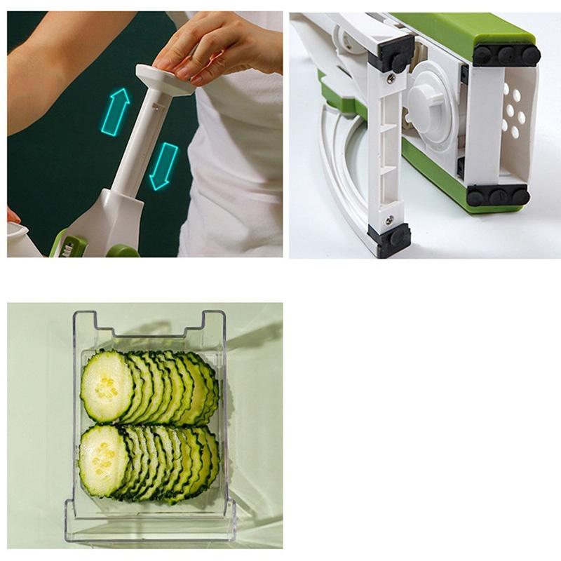 Multifunction Vegetable Cutter Steel Blade Potato Slicer Fruit Peeler Dicing Blades Carrot Cheese Grater Chopper Kitchen Gadgets