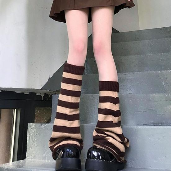 Boot Socks Knitting Decorate Breathable Casual Streetwear Knee High Boot Stockings for Daily Life