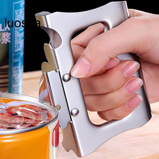 Многофункциональная открывалка для консервных банок из нержавеющей стали, легкая открывалка для пивных бутылок, кухонные принадлежности