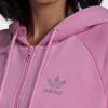 adidas Оригинальная короткая спортивная куртка с капюшоном, женские куртки светло-фиолетового цвета HF6767
