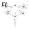 Energy Saving Ceiling Fan 3/4/5 Blade with Light & Remote Control, 2-in-1 Silent LED Drone Foldable Blades, 3-Speed Dimmable E27 Socket for