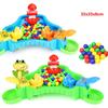 Greedy Frog Eating Bean Toy Frog Snatching Bean Children's Interactive Puzzle Toy Party Game Colorful Beads Children's Toy Adult