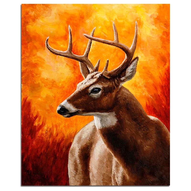 5D DIY Diamond Painting Deer Full Round Diamond Embroidery