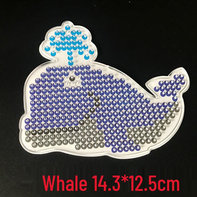 Экологичный шаблон из 5мм бусин Perler: Детская развивающая доска-пазл для самостоятельной сборки