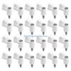 Y5GD Nylon Window Screen Retainers & Metal Screws Weatherproof Screen Clip Fasteners  Set Of 24 For Frame Stabilization