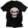 Пользовательская крутая пиксельная футболка The Binding Of Isaac для мужчин, с короткими рукавами, 100% хлопок, повседневная футболка, уличная футболка