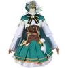 Venti Cosplay Outfits Women Venti Dress Cloak Cape Suit Hat Full Set Halloween Costume