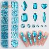 1 Box Sparkling Nail Rhinestones Create Stunning 3D Nail Art with Shiny Faux Crystal Charms for DIY Nail Designs