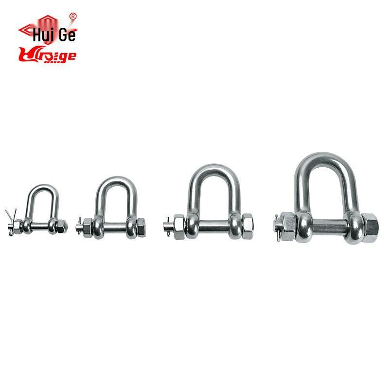 High-Strength G-210 D-Type Safety Shackle with Nut