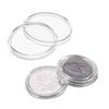 Портативный круглый прочный сувенир для монет 25 мм 100 шт. капсулы защитный чехол AVE