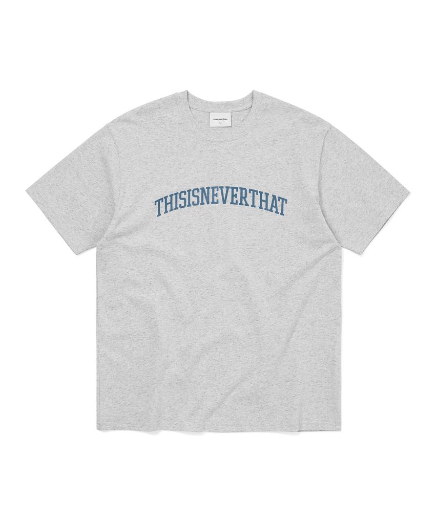 THISISNEVERTHAT Футболка с логотипом-аркой Хизер Грей
