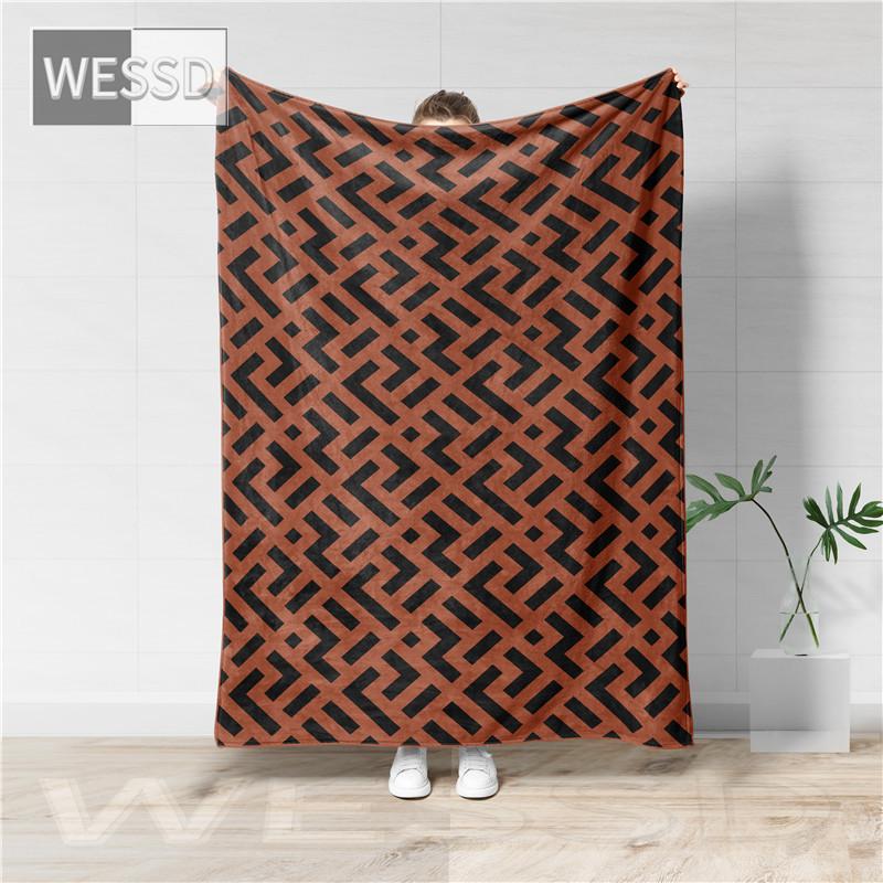 Одеяло для кровати, черно-белое фланелевое одеяло с геометрическим принтом, одеяло для дивана, гобелен, декоративное пляжное полотенце, мягкое плюшевое портативное дорожное одеяло