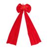 Большой бархатный рождественский подвесной орнамент для украшения елки, витрины, свадебного зала