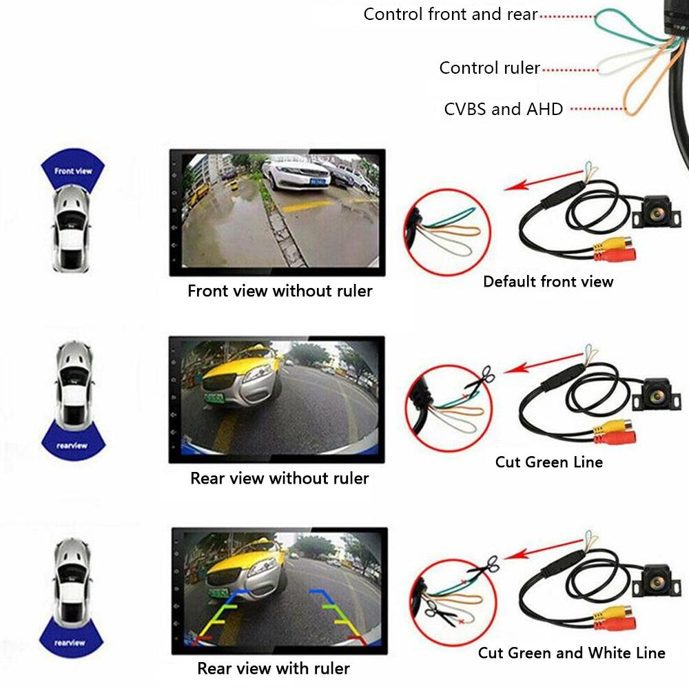 Камера заднего вида, камера заднего вида, AHD высокого разрешения, автозапчасти, 1280x1080P, универсальные автомобильные аксессуары