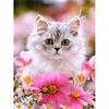 Cat DIY 5D Diamond Painting Rhinestone Animal Diamond Embroidery Cross Stitch Mosaic Full Round Drill Home Decor Art Gift