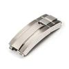 9mm Stainless Steel Folding Buckle Glide Lock Fit For Rolex For Submariner For Oysterflex For Daytona For GMT Watch Band Strap D