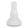 3 4in Plastic Marine Thru Hull Exhaust Fittings Boat Drain Outlet Plug White