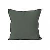 Washed Microfiber Cushion 60x60 Cm BOHEME Khaki, by Soleil d'Ocre