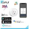 Corui 20a Us Smart Plug Wi-Fi Bluetooth Монитор мощности Беспроводная розетка с дистанционным управлением Смарт-таймер Поддерживает голосовое управление Alexa Google