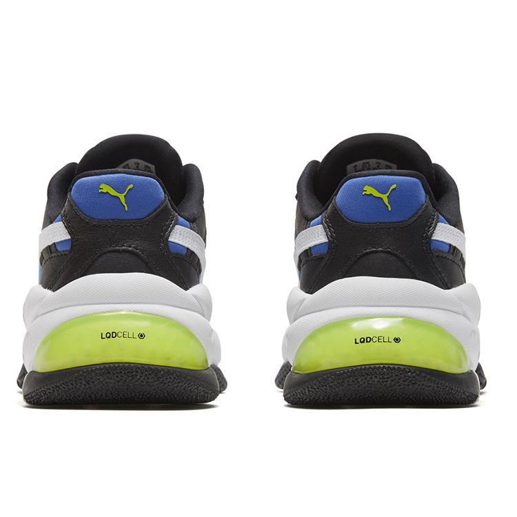 Puma Удобные Простые Низкие Тренировочные Кроссовки Унисекс Черные Синие 372595-03