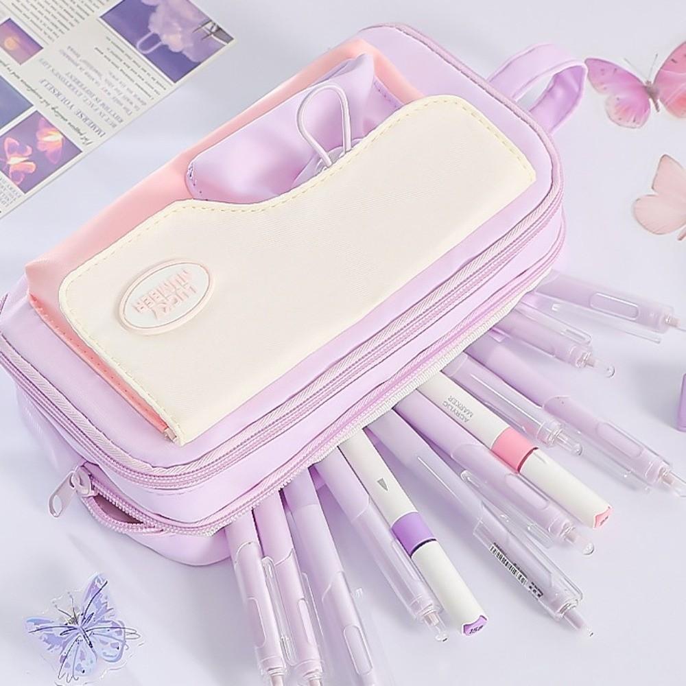 Cosmetic Storage Stationery Storage Bag Large Capacity Pen Pencil Case Student