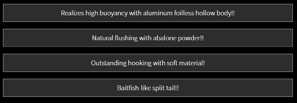 Fish Arrow Мягкая приманка Flash J Split Abalone 3 дюйма 6 шт. в упаковке AB06 (5702)