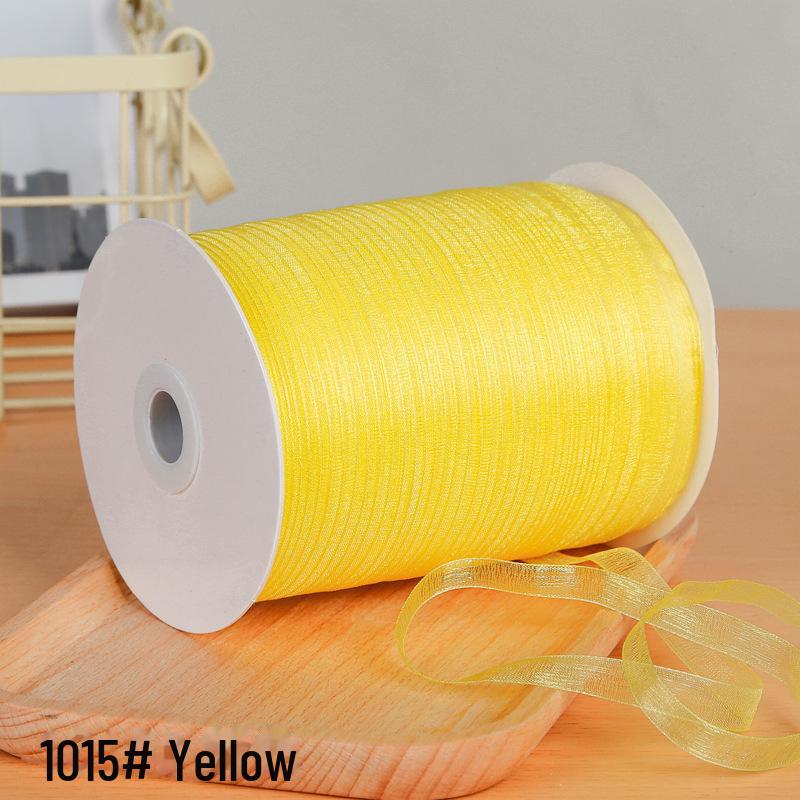 1 см прозрачная снежная пряжа лента для аксессуаров для волос и подарочных пакетов