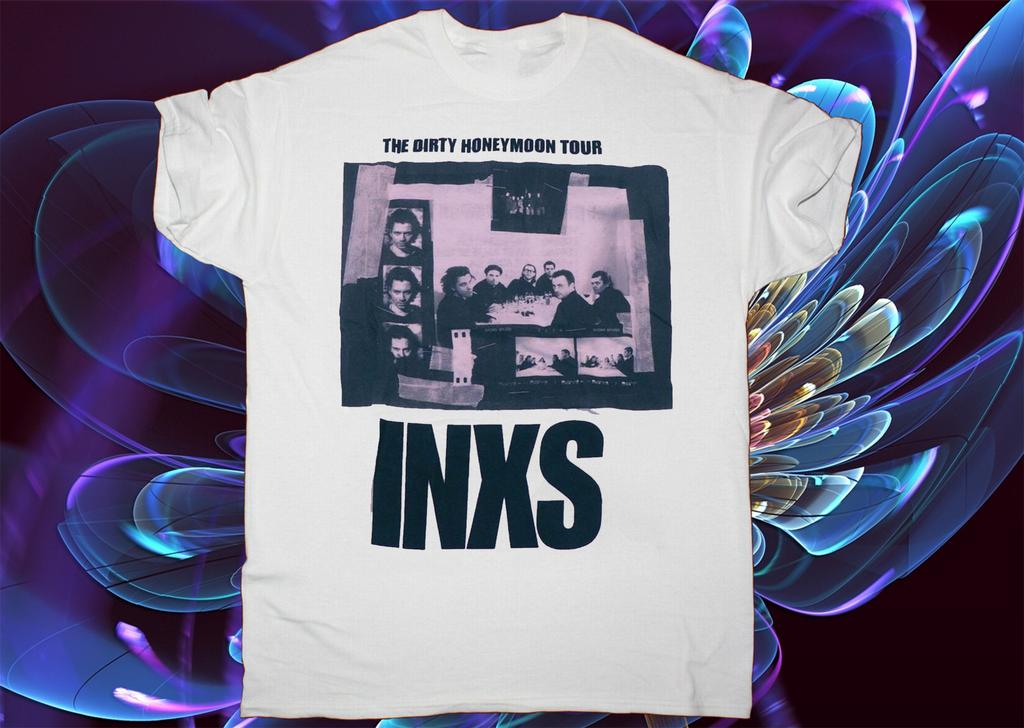 RARE Vintage 1993 INXS Dirty Honeymoon Tour T Shirt Size S-4XL cg713
