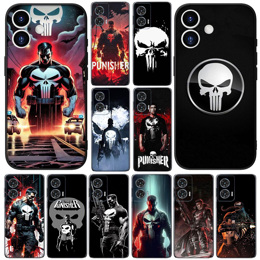 The Marvel Punisher Skull Casing Phone Cover for Samsung Galaxy A56 A26 A36 A10 A20 A30 A31 A32 A50 A51 A52 A53 A33 A12 A14 Case