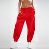 Womens Fashion Loose Solid Sweatpants Drawstring Casual Trousers With Pockets