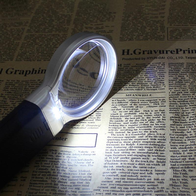 WCIC Новый многофункциональный портативный настольный компьютер 3 в 1, складное 3-кратное увеличительное стекло с 2 светодиодными HD-объективами