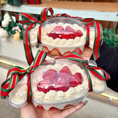 10 шт. Одноразовые коробки для тортов, коробки для упаковки десертов в форме конфет, контейнер большой емкости для еды, десертов, тортов, фруктовых салатов