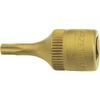 HAZET 8502-T30 TORX Bit Socket (6.35mm Drive, Titanium Coated) [Officially Imported from Japan]