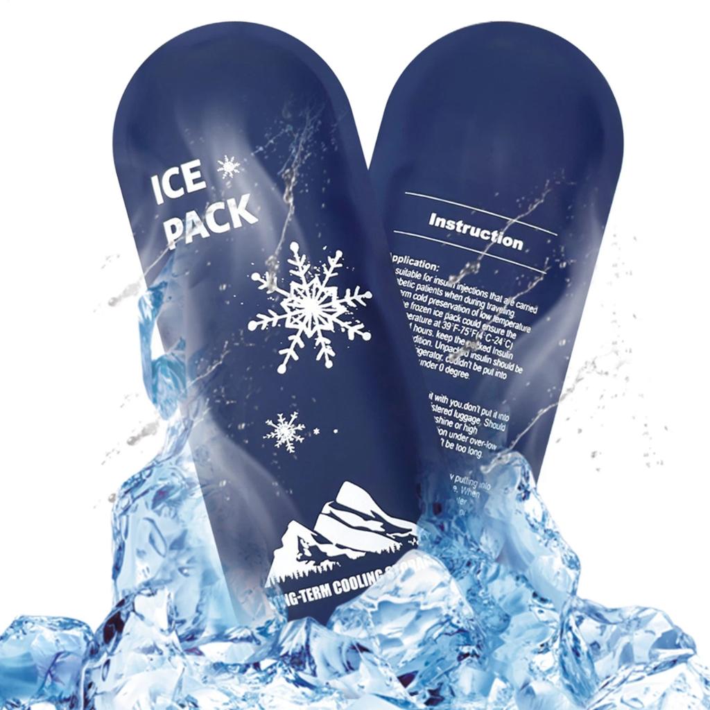 Многоразовый термочехол для инсулина с пакетом со льдом, для хранения лекарств от диабета, диабетических принадлежностей, портативная сумка для контроля температуры