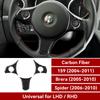 Накладка на руль автомобиля из углеродного волокна для Alfa Romeo 159 939 Brera Spider 2005 2006 2007 2008 2009 2010 2011