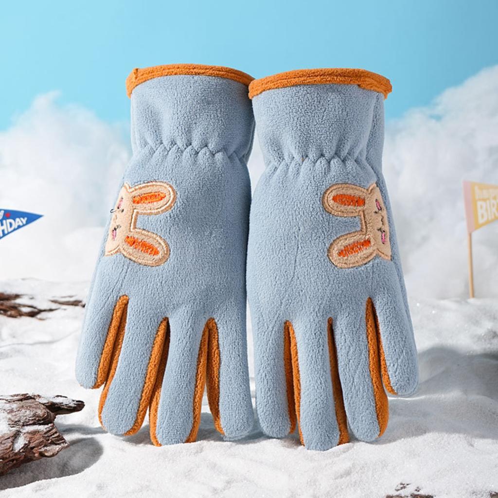 Детские теплые перчатки плюс флисовые перчатки, защищающие от холода