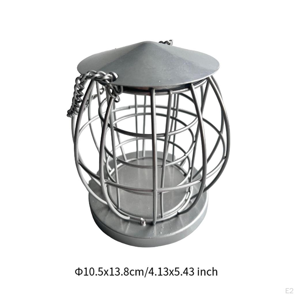 Садовая металлическая проволочная подвесная кормушка для птиц, многофункциональный, прочный, для кардинала