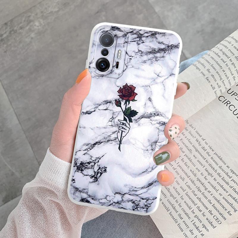 Marble Pattern Phone Case For Xiaomi 11T Pro Mi11T Pro Protective Cover Case Soft Silicone Funda For Xiaomi Mi 12T 13T TPU Coque