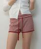CITYBREEZE Jersey Striped Shorts_Red