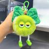 Cute Little Tennis Coal Ball Elf Car Keychain Pendant Pom-pom Book Bag Pendant Plush Doll